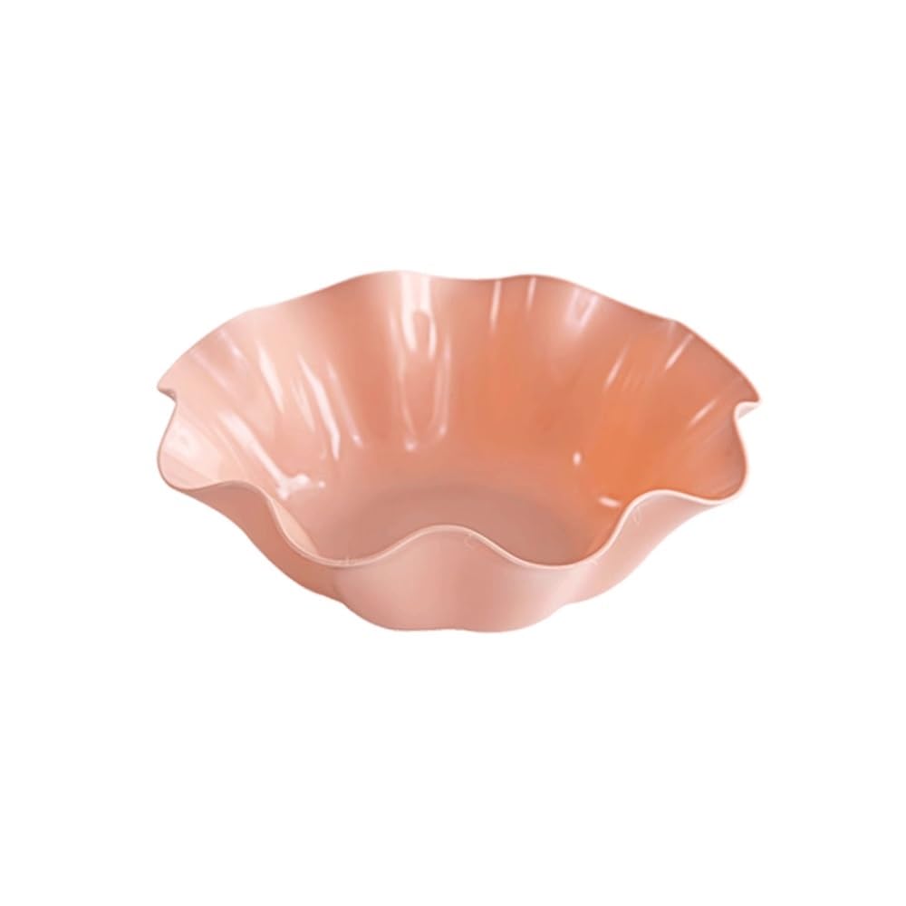 Plato decorativo rosa de diseño elegante para servir aperitivos con estilo único