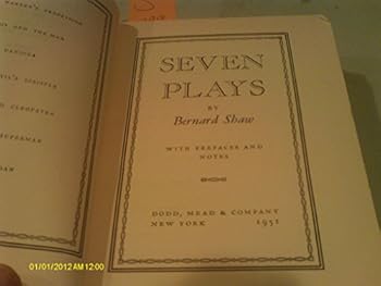 Hardcover Selected Plays of Bernard Shaw, Volume 1 Book