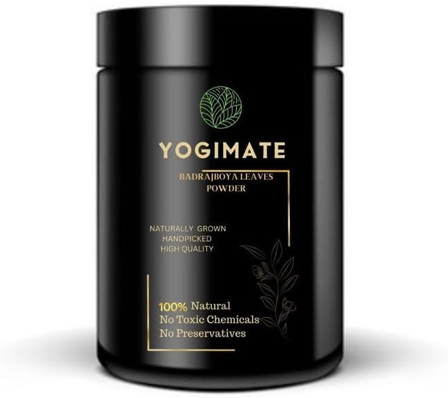 YOGIMATE Badranjboya Leaves Powder - Badrajboya Leaves Powder - Malisa Parviflora Powder - Nepeta Hindostana Powder - Pure & Natural (1 Kg)