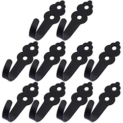 Zerodeko 20 Piezas Conectar Percheros De Hierro Fundido Gancho Para Toalla De Ducha Perchero Individual Gancho De Pared De Hierro Forjado Ganchos Rústicos Sombrero Montaje En Pared Planchar