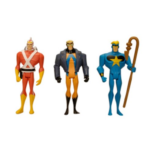 DC Universe Justice League Unlimited Adam Strange, Animal Man & Starman Action Figures