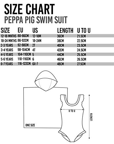 Peppa Pig Set poncho costume da bagno e