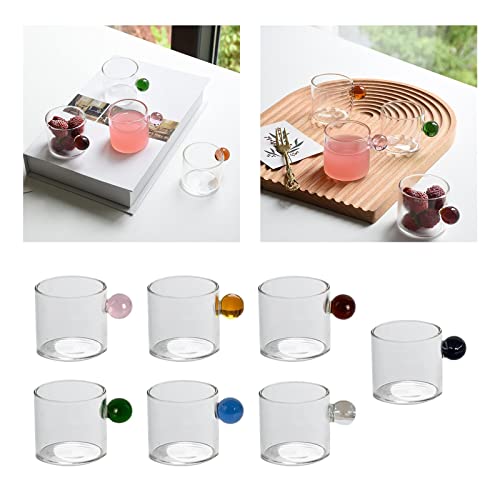 CALANDIS® Milk Mug Single Layer Creative Transparent for Home Living Room Pink | 1 Milk Mug - Image 3