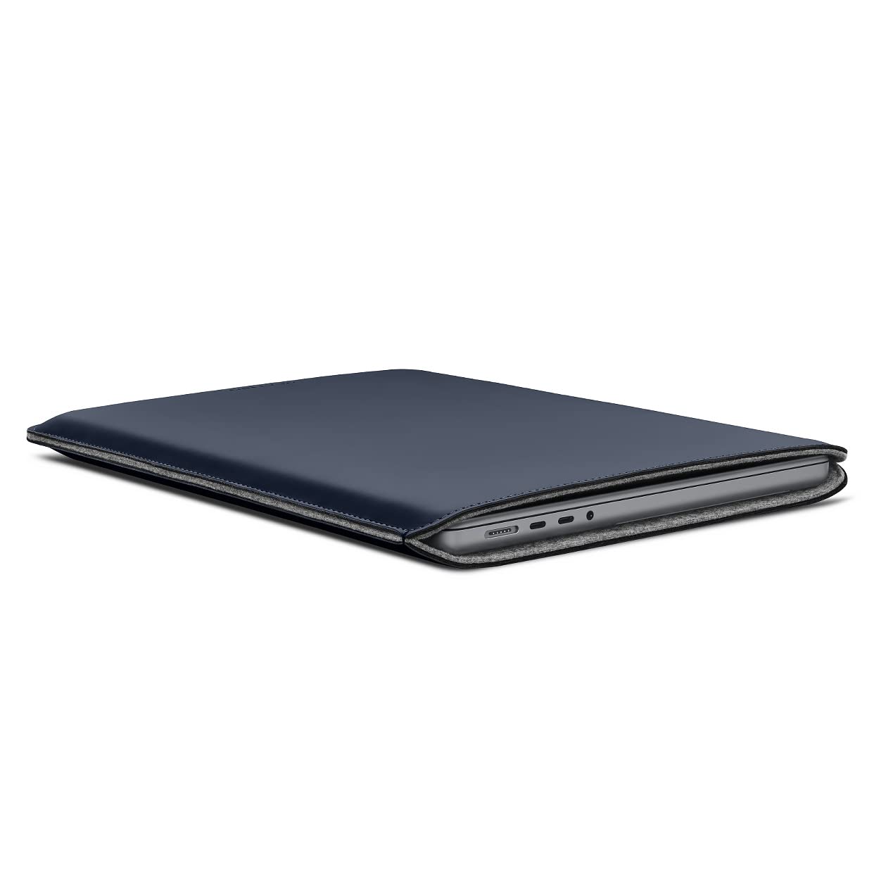 Woolnut Matte PU Sleeve Case Hülle Tasche für MacBook Pro - Blau – Bild 4