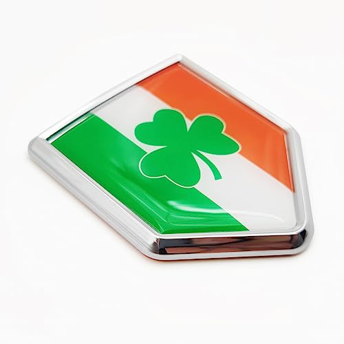 Autocollants trèfle irlandais Overdecor pour pare-chocs de voiture