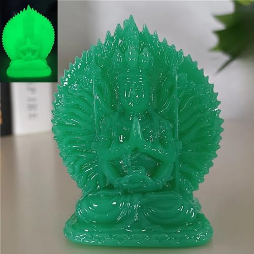 Bouddha Guanyin phosphorescente pour décoration de table - 5