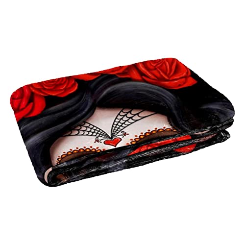 Couverture Dia De Los Muertos douce idée cadeau chaleureuse pour lit