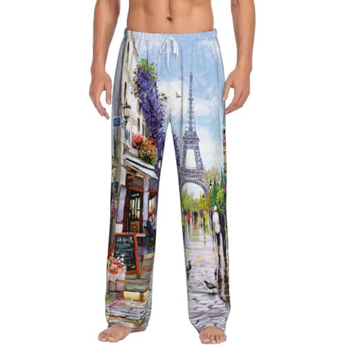 Pantalon de pyjama flanelle homme chaud et confortable contre le froid