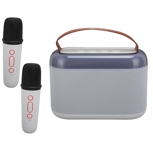 Mini Máquina de karaokê para Crianças e Adultos, Alto-falante Bluetooth Com Iluminação RGB de 50HZ-1
