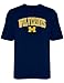 NCAA Michigan Wolverines Old Varsity/Gildan T-Shirt, Navy, Large
