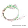 Lovermusic Multicolor 16 Strings Set Lyre Harp Strings for Piano Accessories (Nylon 16 Strings)