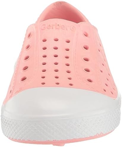 Gerber Kids Boys and Girls Toddler Light-Weight Pull-On Sneaker Crib Shoe, Coral, 6 US Unisex | Image 1