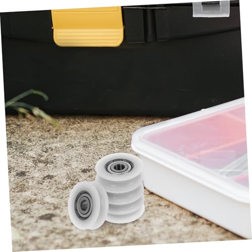 Poleas de rueda guía con rodamiento POM resistente para puertas correderas premium 6