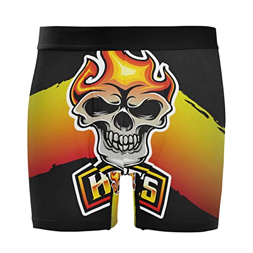 Bóxer para hombre de calaveras cómodo para el día a día pack de 2 calzoncillos elásticos Vnurnrn