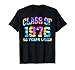 Tie Dye Class of 1976 Reunion 50 Year Alumni High School Tee T-Shirt