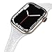 SWEES Compatible with Apple Watch Bands 41mm 38mm 40mm 42mm 44mm 45mm 49mm, Shiny Glitter Silicone Soft Slim Small Sport Replacement Strap Compatible for iWatch Ultra Series 8 7 6 5 4 3 2 1 SE Women