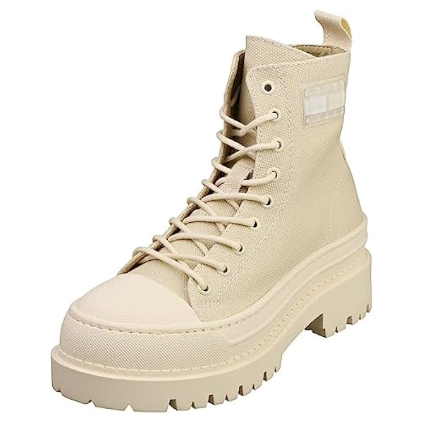 Tommy Jeans Botas para mujer FOXING CANVAS BOOT