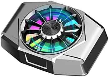 Ailan USB Rechargeable Mobile Phone Cooler Cellphone Cooling Fan with Charger Cordless Smartphone Gaming Radiator Travel, Black