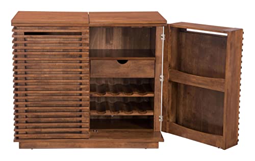 Linea Bar Cabinet Walnut #TOP6