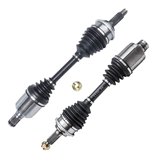 Image of Detroit Axle - Front 2pc CV Axles for 06-09 Fusion Mercury Milan Lincoln Zephyr, 2 CV Axle Shafts Assembly 2006 2007 2008 2009 Replacement