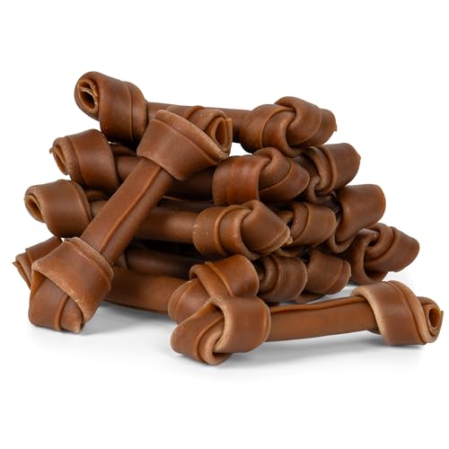 Image of MON2SUN Dog Treats, 5 Inch Rawhide-Free Peanut Butter Bones, 25.4 oz | 12 Count Pack, Balanced Snack Choice, Chewing Enjoyment, Teeth Cleaning, Suitable for Small and Medium Dogs