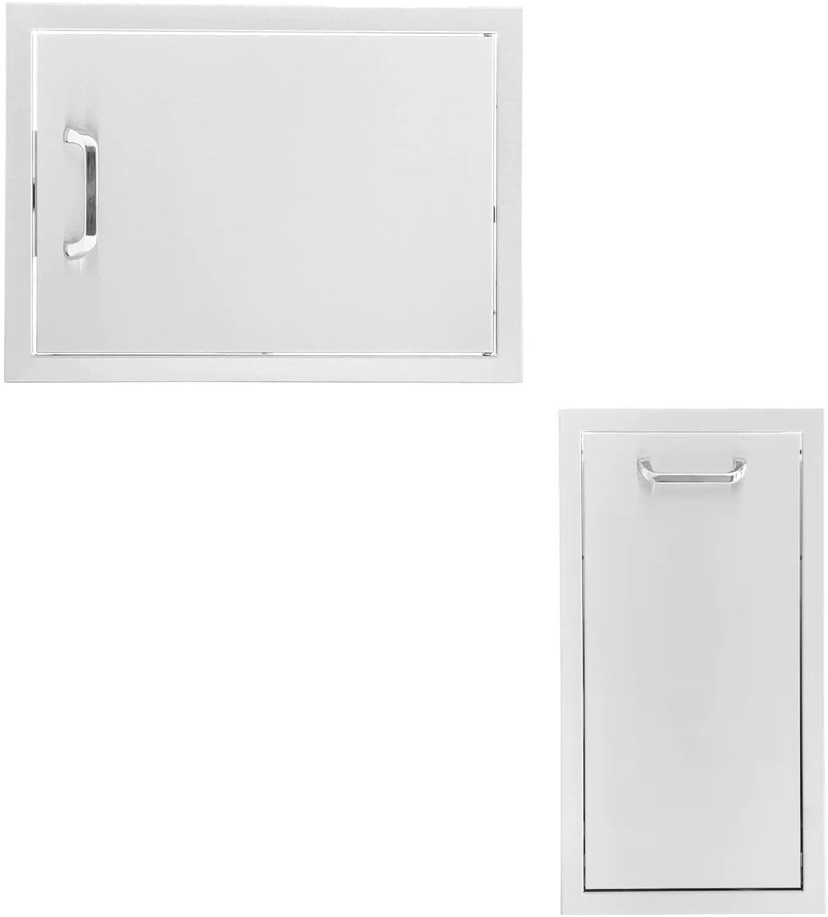 BBQGUYS Signature 24 Inch Horizontal Access Door and Trash Bundle