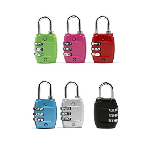 DECDEAL 3 Dial Combinação de Dígitos Senha Código Bloqueio Bloqueio Proteger Locker para Mala de Via