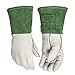 YWMLFZ Leather Welder Work Glove Safety Hand TIG MIG Welding Gloves Tools Gardening