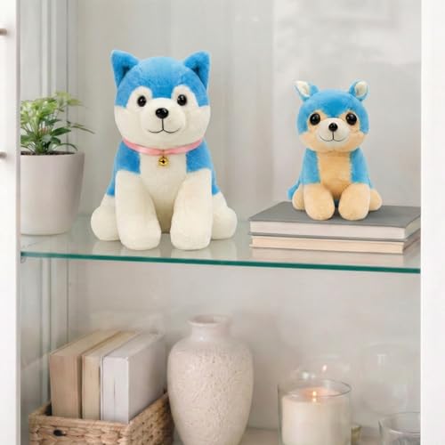 Image of Tabitha Stuffed Toys-Ultra Soft Plush Toy for Kids | Birthday Gifts for Kids and Girls | (Combo of 2 Toys 35 Cm Blue Dog & 25 Cm Blue Cat)