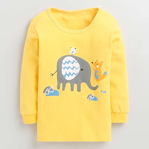 Image of Bold N Elegant Kids Cotton Printed Funky Cool Cartoon Print Full Sleeve T-Shirt & Pajama Lower Casual Clothing Set