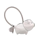Hübsches Paar Schlüsselanhänger mit speziellem Tier-Design von Schwein.