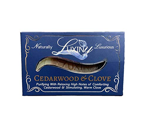 Natural Soap Bar Luxiny Cedarwood & Clove Handmade Body Soap And Bath Soap Bar Is Palm Oil Free, Moisturizing Vegan Castile Soap With Essential Oil For All Skin Types Including Sensitive Skin (3 Pack) #TOP1