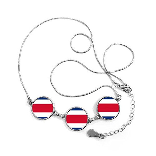 Bijou Costa Rica pendentif pays d'Amérique du Nord symbole national motif rond