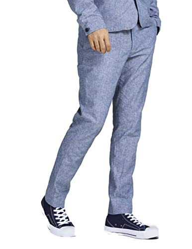 Pantalon plissé pour homme JACK & JONES Riviera en toile légère