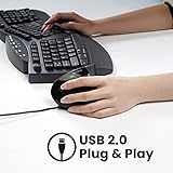 Perixx PERIMICE-513L Left-Handed Wired Vertical Mouse with 6 Buttons and 2 Adjustable Level DPI, Black, 11516 - Image 7