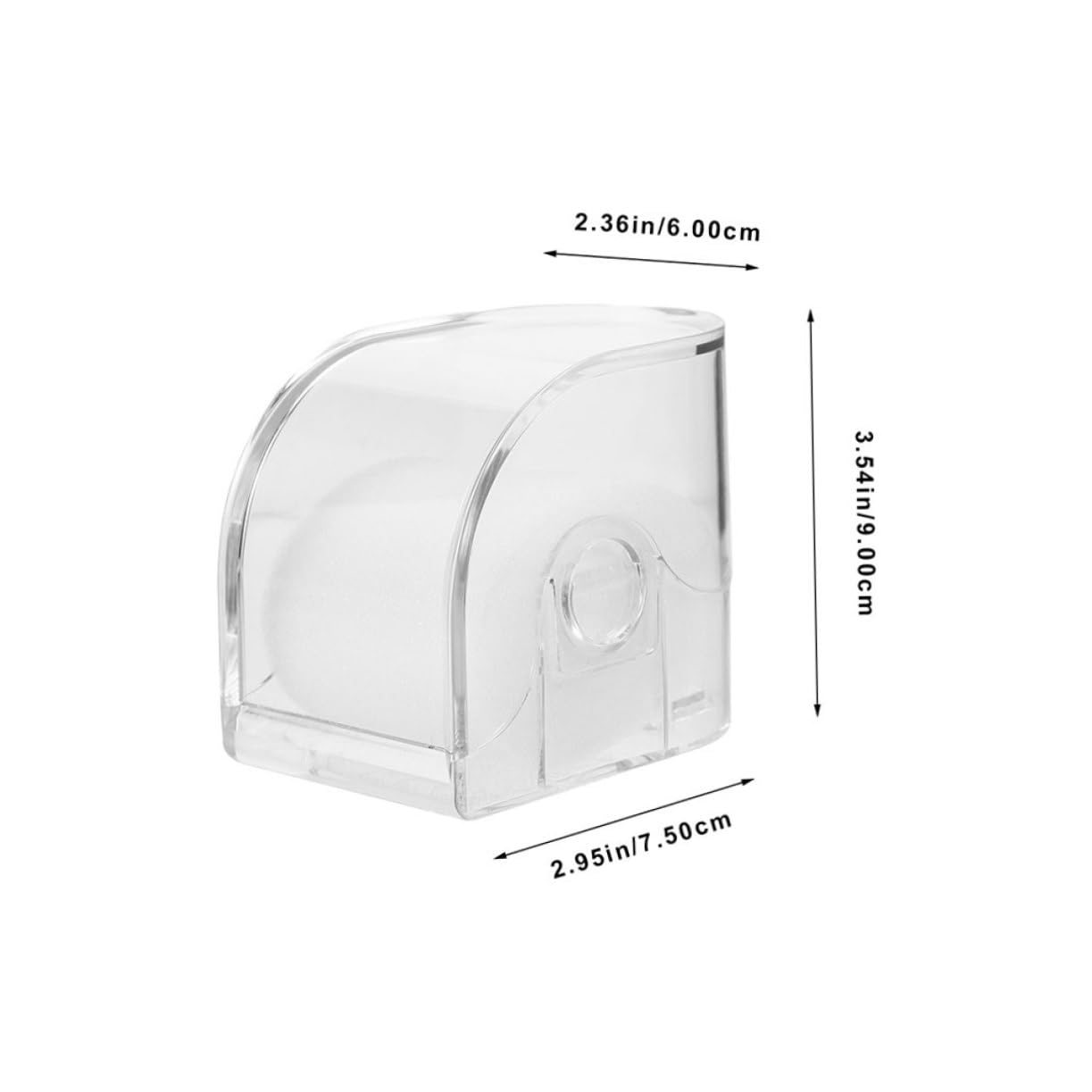 BESPORTBLE 2pcs Clear Acrylic Watch Display Box Versatile Watch Organizer with Hanging for Effortless Showcase and Storage