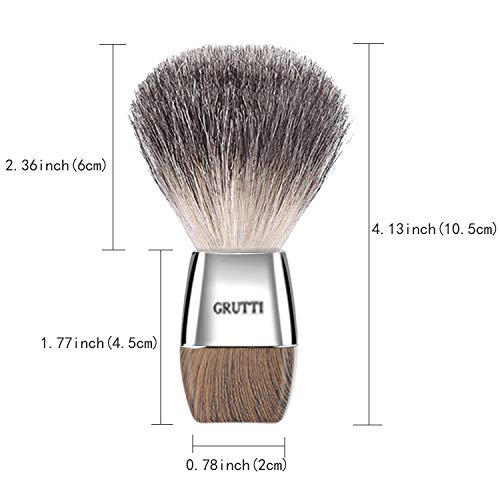 GRUTTI Vintage Deluxe Rasierset:Nassrasier-Set mit Magnet-Schale, Edelstahl Bürstenständer& Anti-Rutsch Design - Image 7