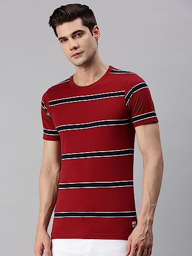 Image of ONN Men's Striped Relaxed Fit T-Shirt