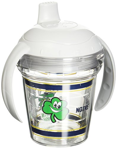 Tervis Notre Dame Fighting Irish Sippy Cup with Lid, 6 oz, Clear