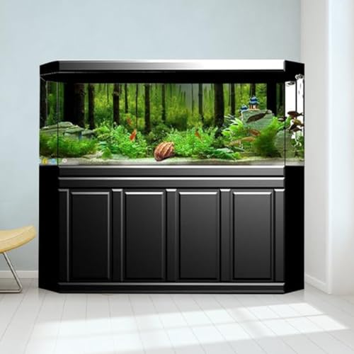 YOUTHINK Aquarium Hintergrund, Hintergrunddekor für Aquarien, Aquarium Dekoratives Plakat, Aquarium Rückwandfolie Papier Geeignet, Terrarium Rückwand (61 * 30cm)