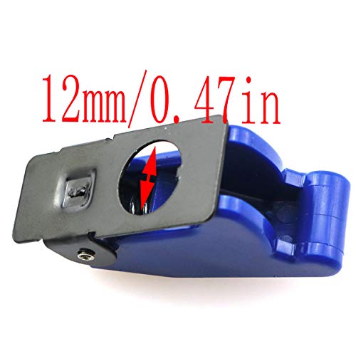 Lq Industrial Toggle Switch Cover 4Pcs 12Mm Blue Safety Waterproof Spst Toggle Switch Boot Plastic Flip Cap Guard #TOP2