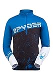 spyder skirolli alps mittig vorn Sturmeinsatz Spyder Herren Mandate Zip T-Neck Pullover Langarm Active Shirt X-Large, Old Glory