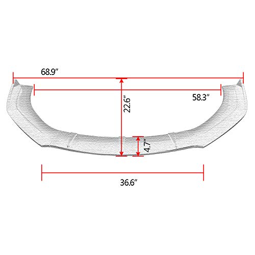 image for IKON MOTORSPORTS IKON MOTORSPRTS | Universal Front Bumper Lip Compatib