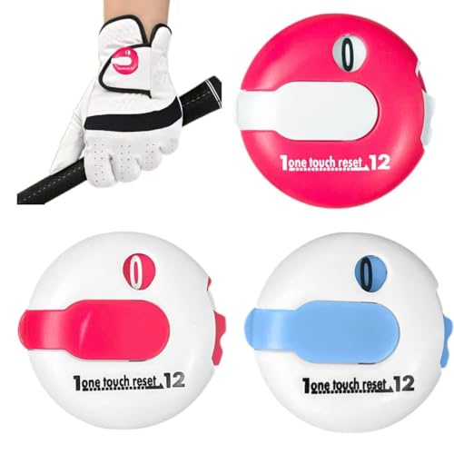 Chairleiro Golf Stroke Counter 1.2 Inch with Touch Reset