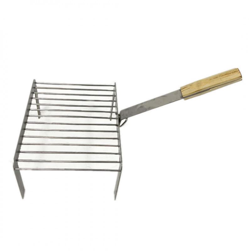 QEM Grille sur Pied en INOX avec Manche Amovible