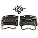 Unlorspy 4 Pack Bronze Chest Handles, 65 x 47 x 53mm Spray Paint Iron Side Panel Mounted Chest Ring Pull Handle for Wooden Box/Case/Chest