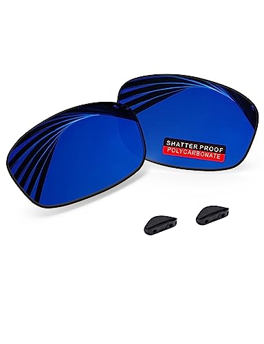 Image of PRO+ Polycarbonate Replacement Lenses & Nose Pads for Oakley Fives Squared(4+1) OO9238 Sunglasses