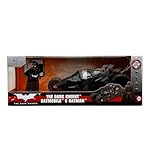Jada Toys DC Comics 2008 The Dark Knight Batmobile With Batman figure; 1:24 Scale Metals Die-Cast Collectible Vehicle - Image 2