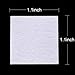 1000 Pieces Flannel Cleaning Patches Flannel Patches in Clear Box for Cleaning (Square Style)