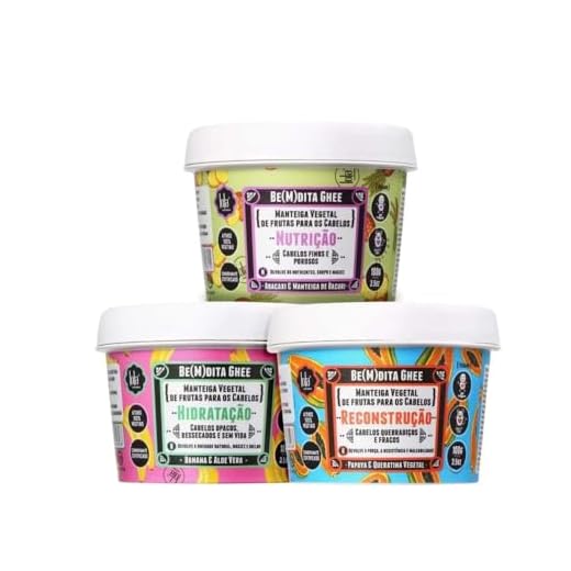 Lola Cosmetics Kit Cronograma Capilar Be(m) dita Ghee (3 Produtos)